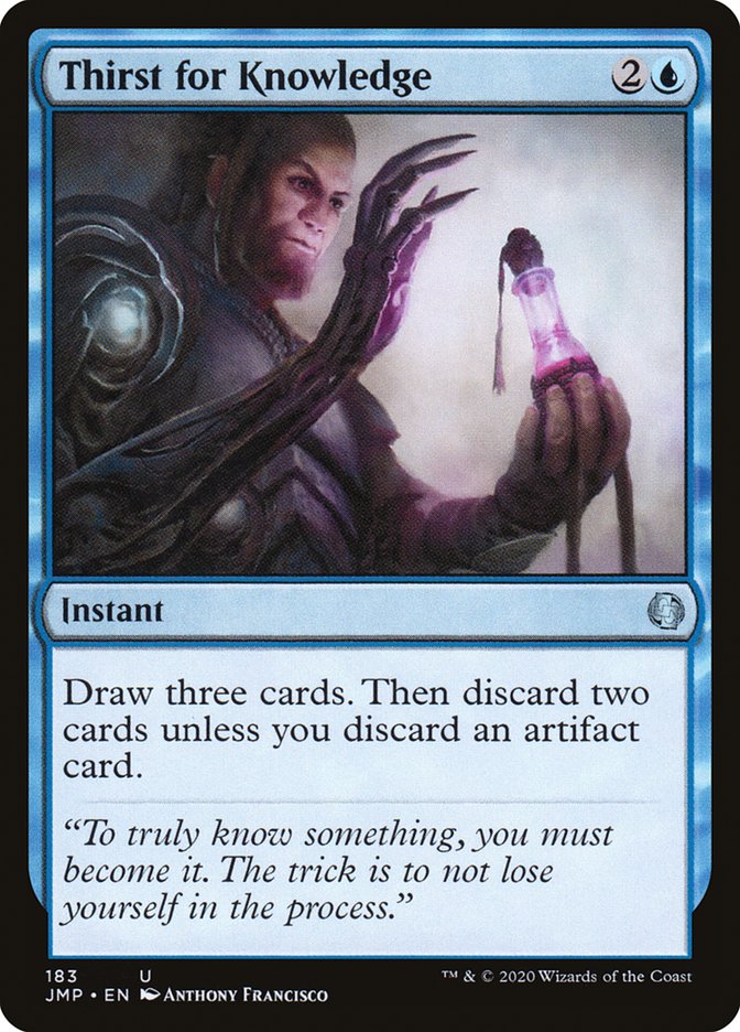 Thirst for Knowledge [Jumpstart] | Jomio and Rueliete's Cards and Comics