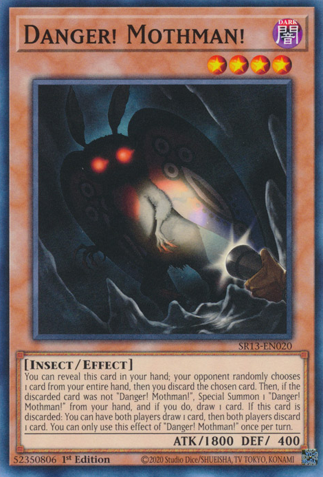 Danger! Mothman! [SR13-EN020] Common | Jomio and Rueliete's Cards and Comics