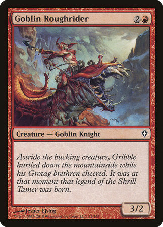 Goblin Roughrider [Worldwake] | Jomio and Rueliete's Cards and Comics