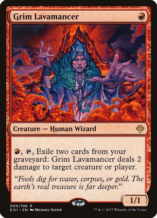 Grim Lavamancer [Archenemy: Nicol Bolas] | Jomio and Rueliete's Cards and Comics