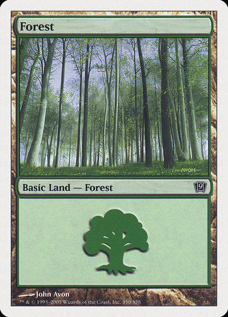 Forest (350) [Ninth Edition] | Jomio and Rueliete's Cards and Comics