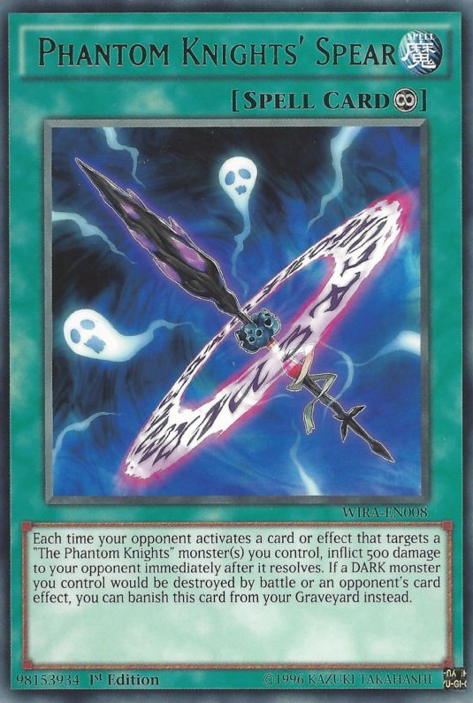 Phantom Knights' Spear [WIRA-EN008] Rare | Jomio and Rueliete's Cards and Comics
