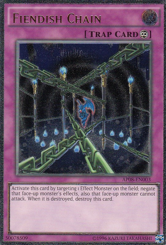 Fiendish Chain [AP08-EN003] Ultimate Rare | Jomio and Rueliete's Cards and Comics
