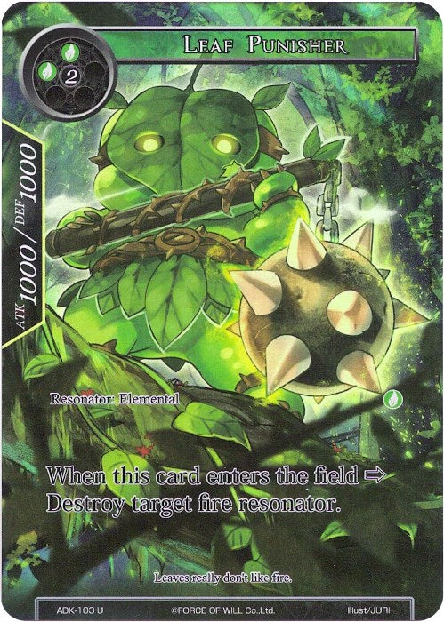 Leaf Punisher (Full Art) (ADK-103) [Advent of the Demon King] | Jomio and Rueliete's Cards and Comics