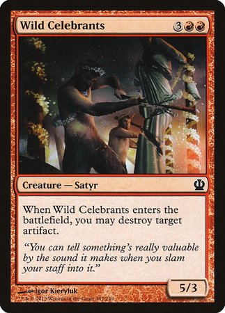 Wild Celebrants [Theros] | Jomio and Rueliete's Cards and Comics