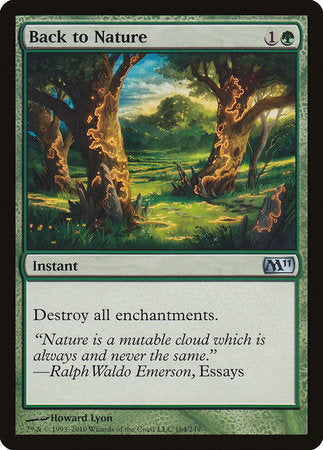 Back to Nature [Magic 2011] | Jomio and Rueliete's Cards and Comics