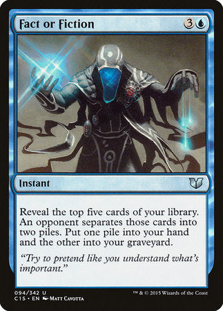 Fact or Fiction [Commander 2015] | Jomio and Rueliete's Cards and Comics