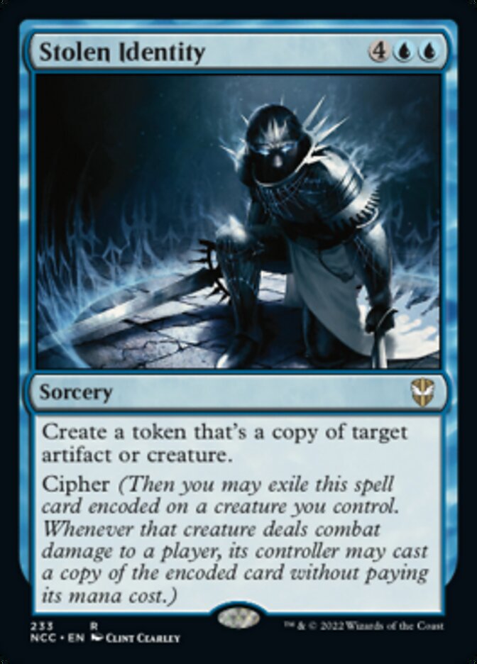 Stolen Identity [Streets of New Capenna Commander] | Jomio and Rueliete's Cards and Comics
