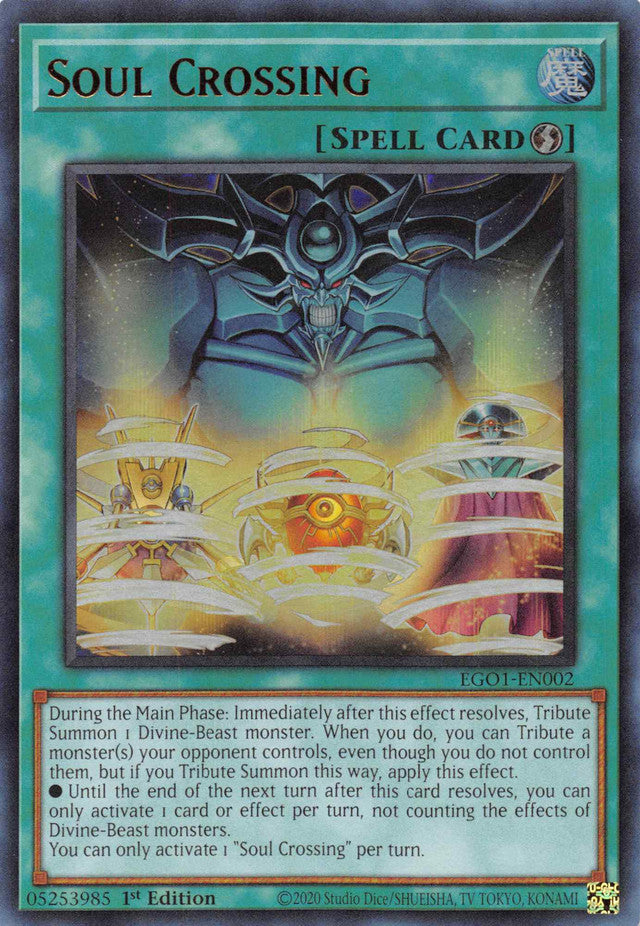 Soul Crossing [EGO1-EN002] Ultra Rare | Jomio and Rueliete's Cards and Comics