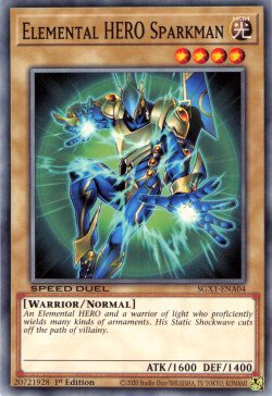 Elemental HERO Sparkman [SGX1-ENA04] Common | Jomio and Rueliete's Cards and Comics