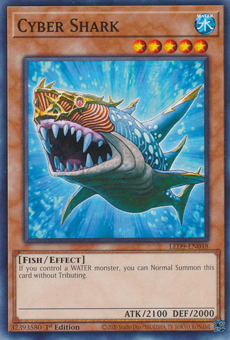 Cyber Shark [LED9-EN048] Common | Jomio and Rueliete's Cards and Comics