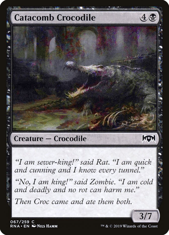 Catacomb Crocodile [Ravnica Allegiance] | Jomio and Rueliete's Cards and Comics