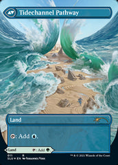 Barkchannel Pathway // Tidechannel Pathway (Borderless) [Secret Lair: Ultimate Edition 2] | Jomio and Rueliete's Cards and Comics