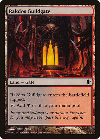 Rakdos Guildgate [Commander 2013] | Jomio and Rueliete's Cards and Comics