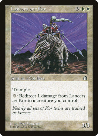 Lancers en-Kor [Stronghold] | Jomio and Rueliete's Cards and Comics