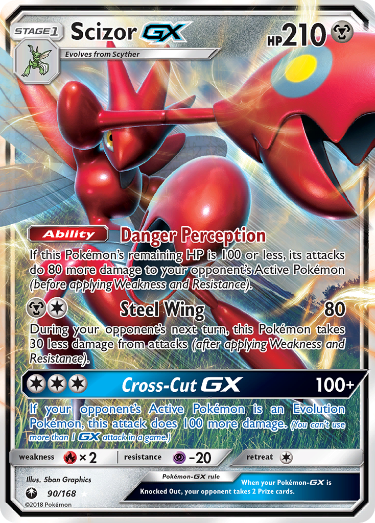 Scizor GX (90/168) [Sun & Moon: Celestial Storm] | Jomio and Rueliete's Cards and Comics