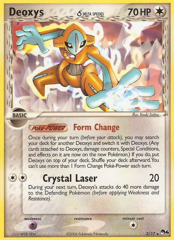 Deoxys (2/17) (Delta Species) [POP Series 4] | Jomio and Rueliete's Cards and Comics