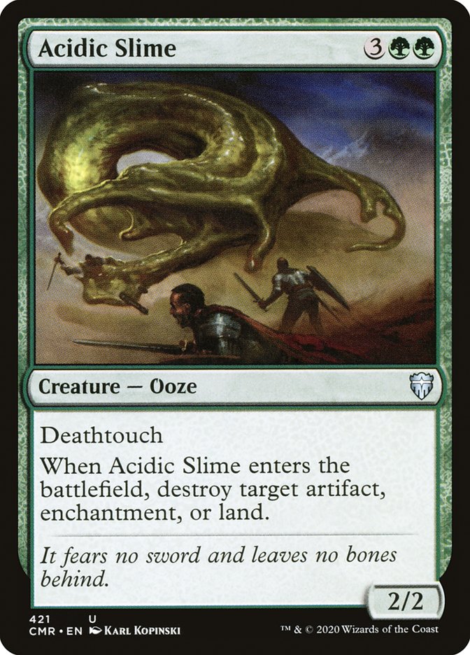 Acidic Slime [Commander Legends] | Jomio and Rueliete's Cards and Comics