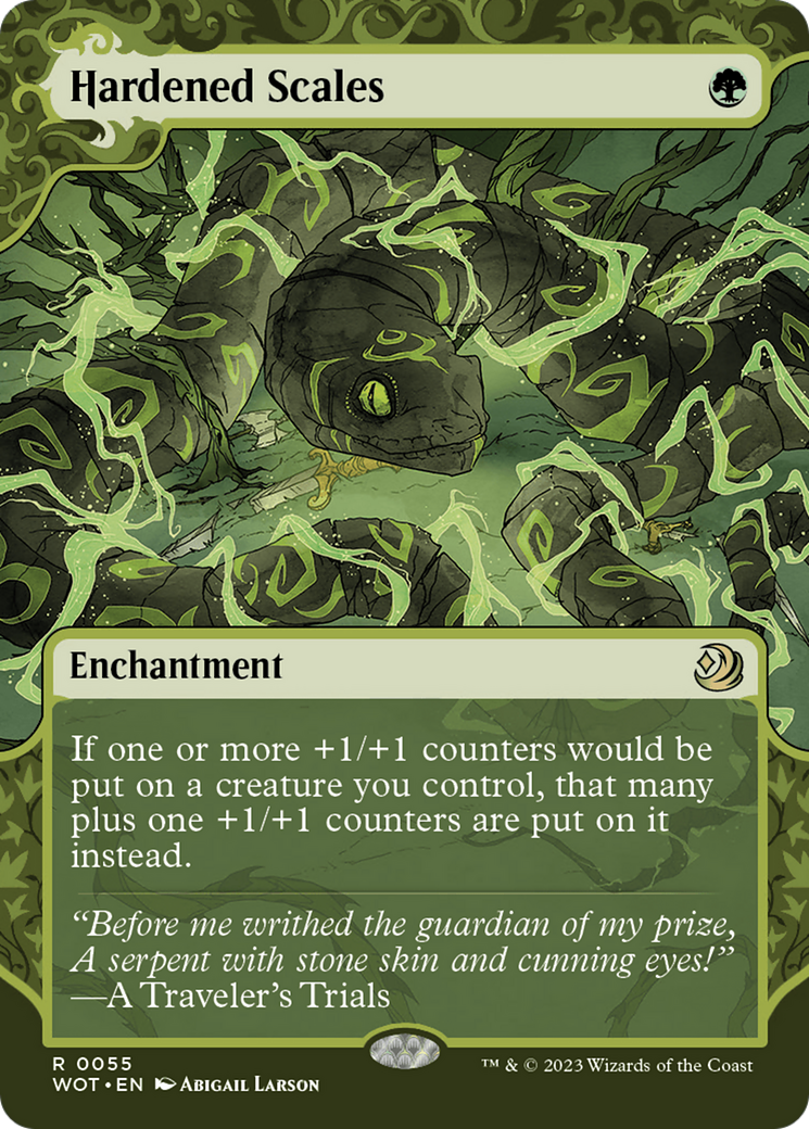 Hardened Scales [Wilds of Eldraine: Enchanting Tales] | Jomio and Rueliete's Cards and Comics