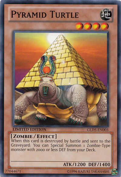 Pyramid Turtle [GLD5-EN003] Common | Jomio and Rueliete's Cards and Comics