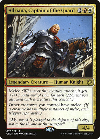 Adriana, Captain of the Guard [Conspiracy: Take the Crown] | Jomio and Rueliete's Cards and Comics