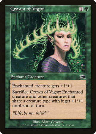 Crown of Vigor [Onslaught] | Jomio and Rueliete's Cards and Comics