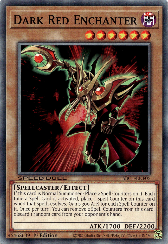 Dark Red Enchanter [SBC1-ENF05] Common | Jomio and Rueliete's Cards and Comics