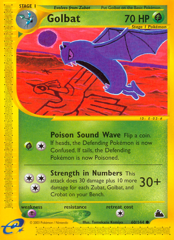Golbat (60/144) [Skyridge] | Jomio and Rueliete's Cards and Comics