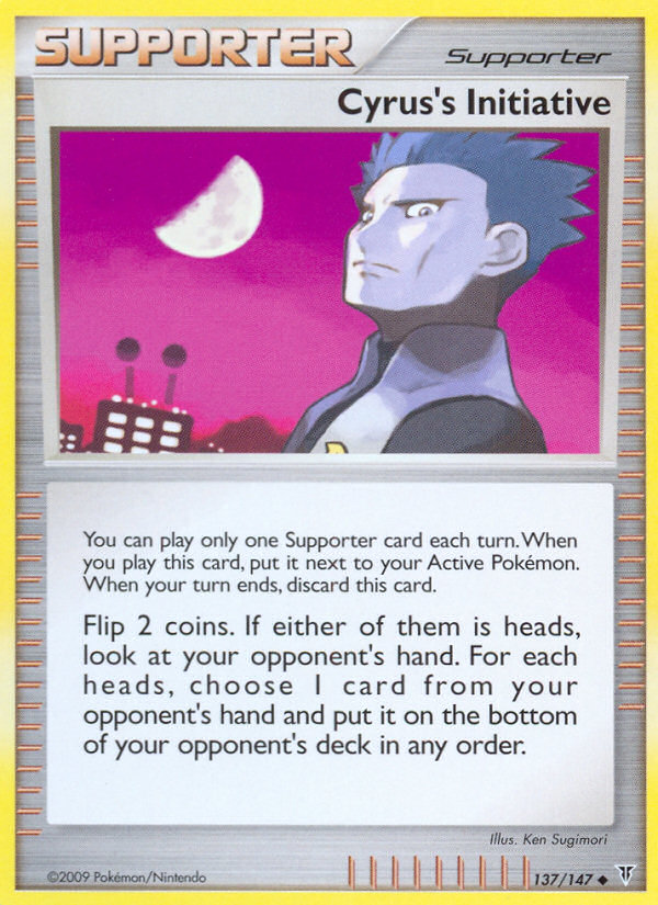 Cyrus's Initiative (137/147) [Platinum: Supreme Victors] | Jomio and Rueliete's Cards and Comics