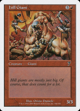 Hill Giant [Seventh Edition] | Jomio and Rueliete's Cards and Comics