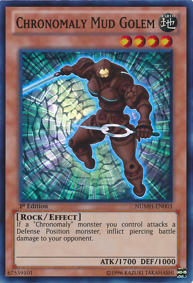Chronomaly Mud Golem [NUMH-EN003] Super Rare | Jomio and Rueliete's Cards and Comics