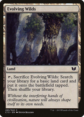 Evolving Wilds [Commander 2015] | Jomio and Rueliete's Cards and Comics