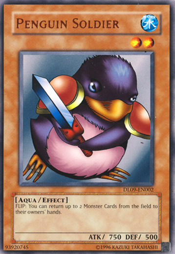 Penguin Soldier (Bronze) [DL09-EN002] Rare | Jomio and Rueliete's Cards and Comics