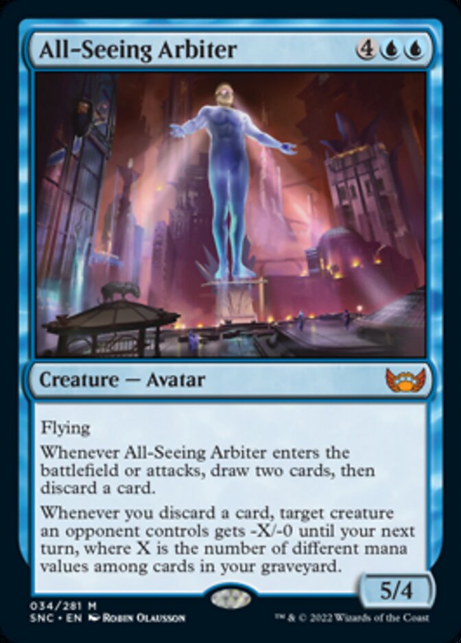 All-Seeing Arbiter [Streets of New Capenna] | Jomio and Rueliete's Cards and Comics