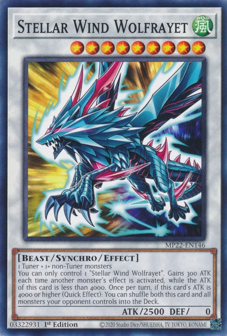Stellar Wind Wolfrayet [MP22-EN146] Common | Jomio and Rueliete's Cards and Comics