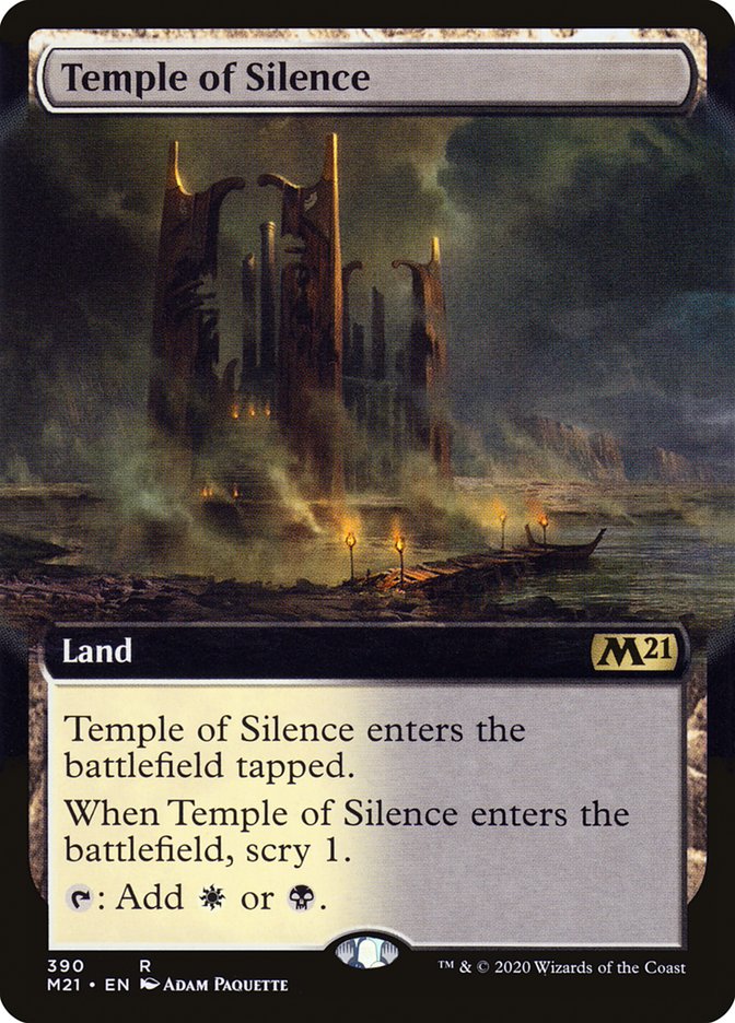 Temple of Silence (Extended Art) [Core Set 2021] | Jomio and Rueliete's Cards and Comics