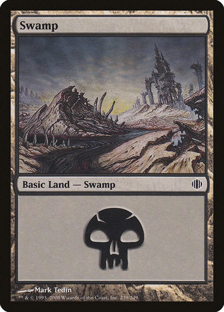 Swamp (239) [Shards of Alara] | Jomio and Rueliete's Cards and Comics