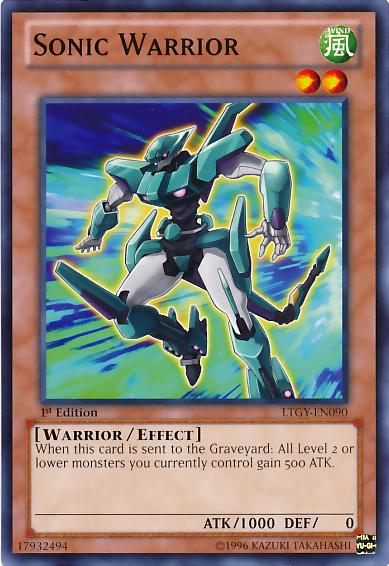 Sonic Warrior [LTGY-EN090] Common | Jomio and Rueliete's Cards and Comics