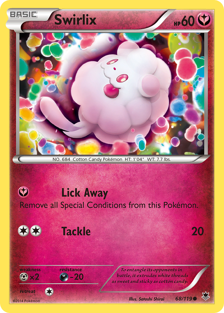 Swirlix (68/119) [XY: Phantom Forces] | Jomio and Rueliete's Cards and Comics