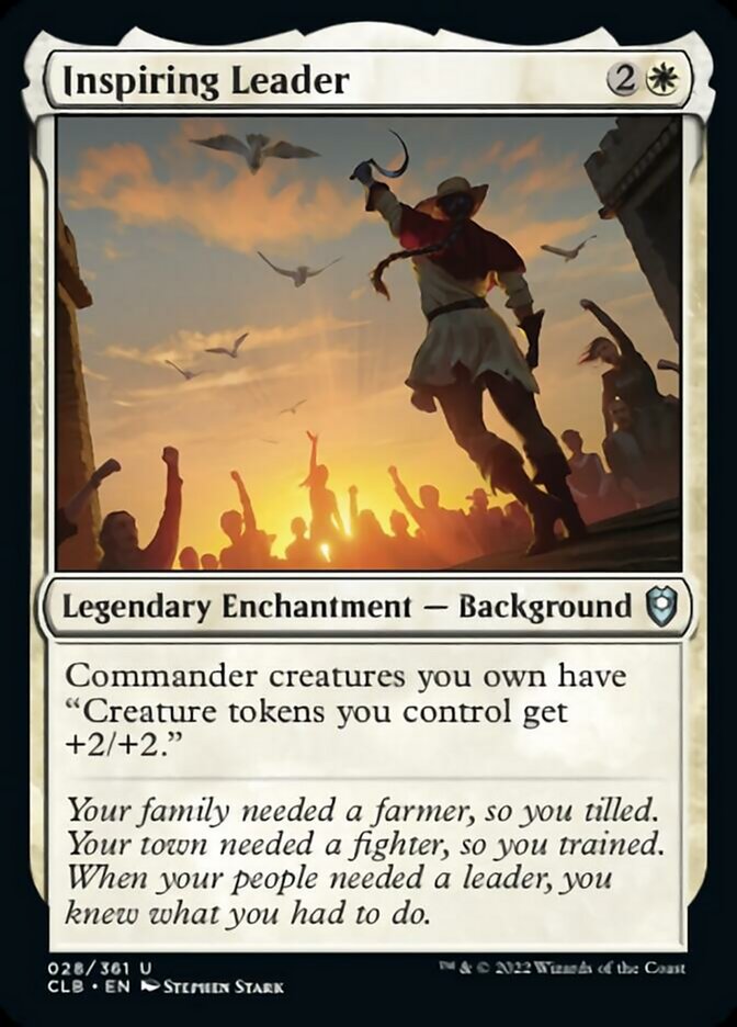 Inspiring Leader [Commander Legends: Battle for Baldur's Gate] | Jomio and Rueliete's Cards and Comics