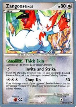 Zangoose LV.29 (66/127) (Queengar - Jason Martinez) [World Championships 2009] | Jomio and Rueliete's Cards and Comics