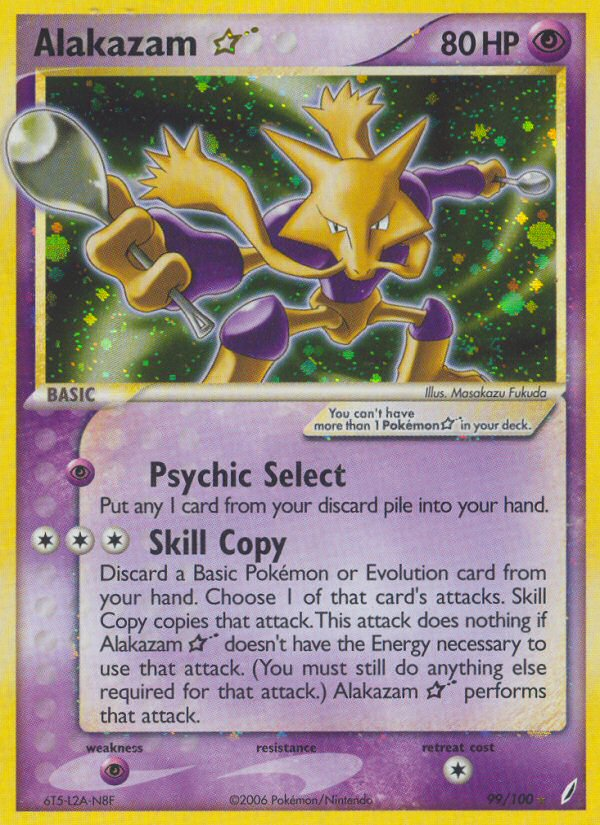 Alakazam Star (99/100) [EX: Crystal Guardians] | Jomio and Rueliete's Cards and Comics