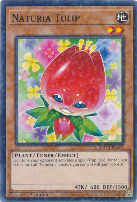 Naturia Tulip (Duel Terminal) [HAC1-EN104] Common | Jomio and Rueliete's Cards and Comics