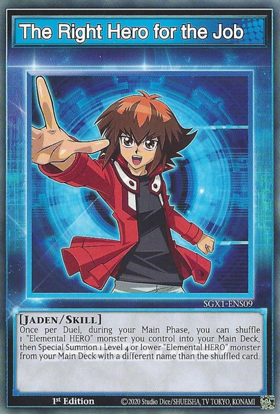 The Right Hero for the Job [SGX1-ENS09] Common | Jomio and Rueliete's Cards and Comics