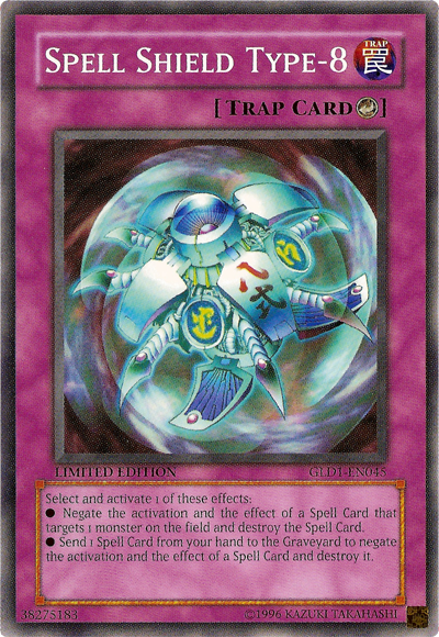 Spell Shield Type-8 [GLD1-EN045] Common | Jomio and Rueliete's Cards and Comics