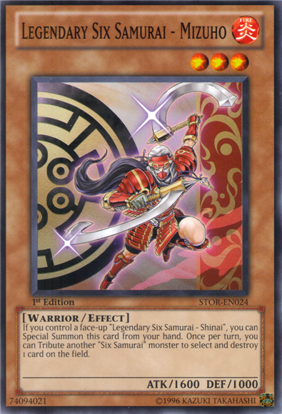 Legendary Six Samurai - Mizuho [STOR-EN024] Common | Jomio and Rueliete's Cards and Comics