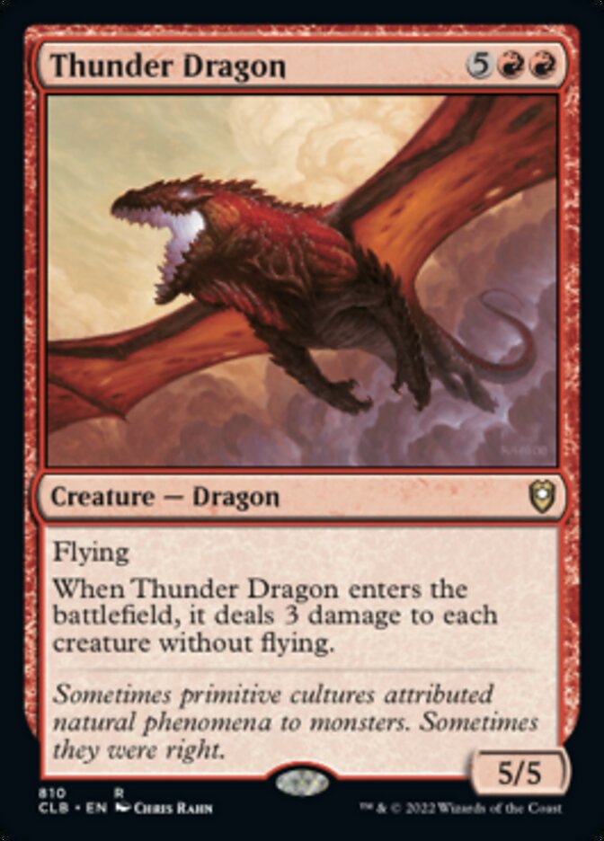 Thunder Dragon [Commander Legends: Battle for Baldur's Gate] | Jomio and Rueliete's Cards and Comics