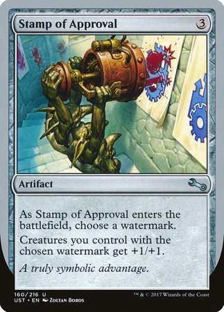 Stamp of Approval [Unstable] | Jomio and Rueliete's Cards and Comics