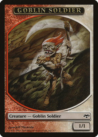 Goblin Soldier Token [Eventide Tokens] | Jomio and Rueliete's Cards and Comics