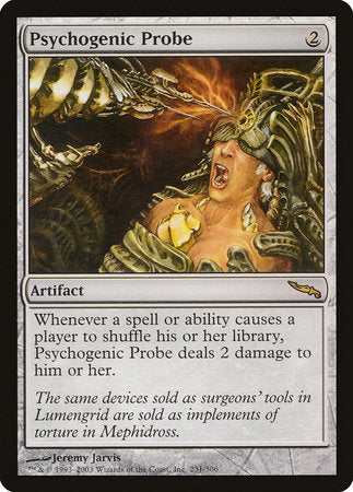 Psychogenic Probe [Mirrodin] | Jomio and Rueliete's Cards and Comics